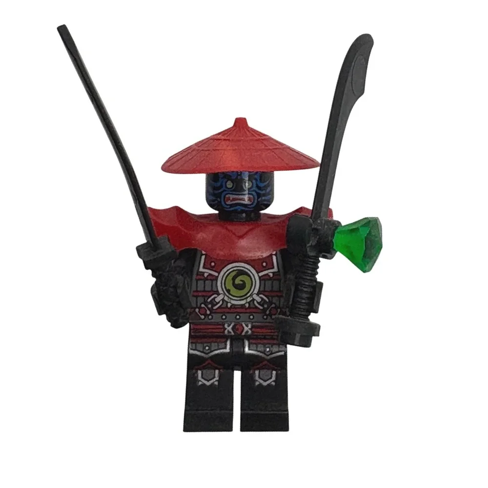 LEGO Ninjago Stone Army Swordsman Minifigure 70504 70505 Blue Face  Garmatron